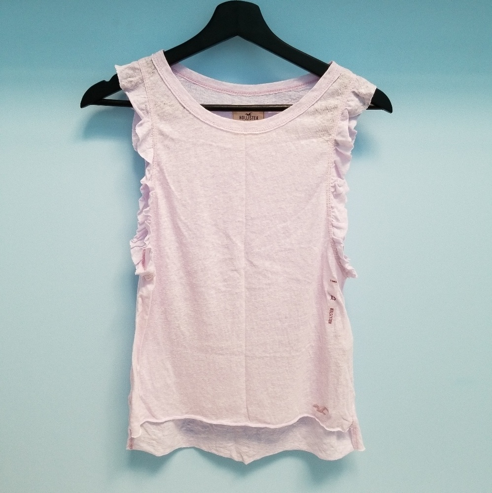 Hollister Ruffle Sleeveless Top